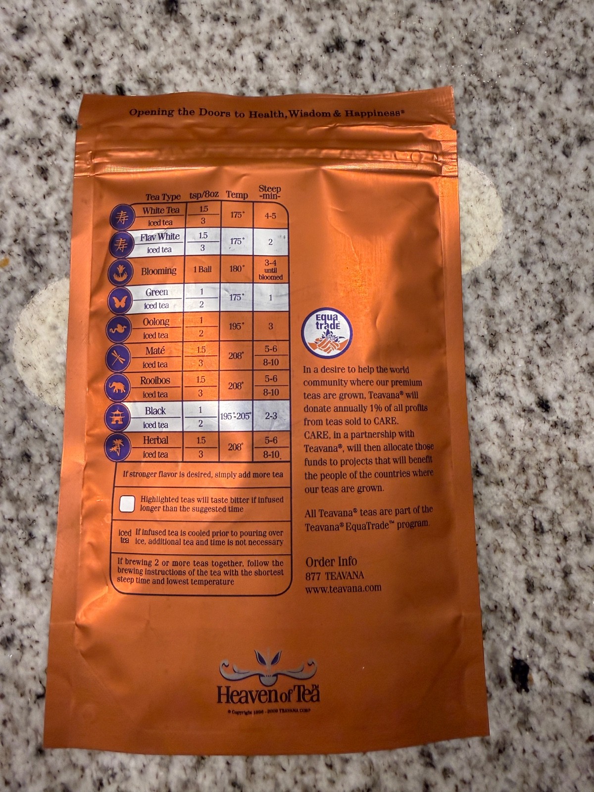 Teavana tea Samurai Chai mate