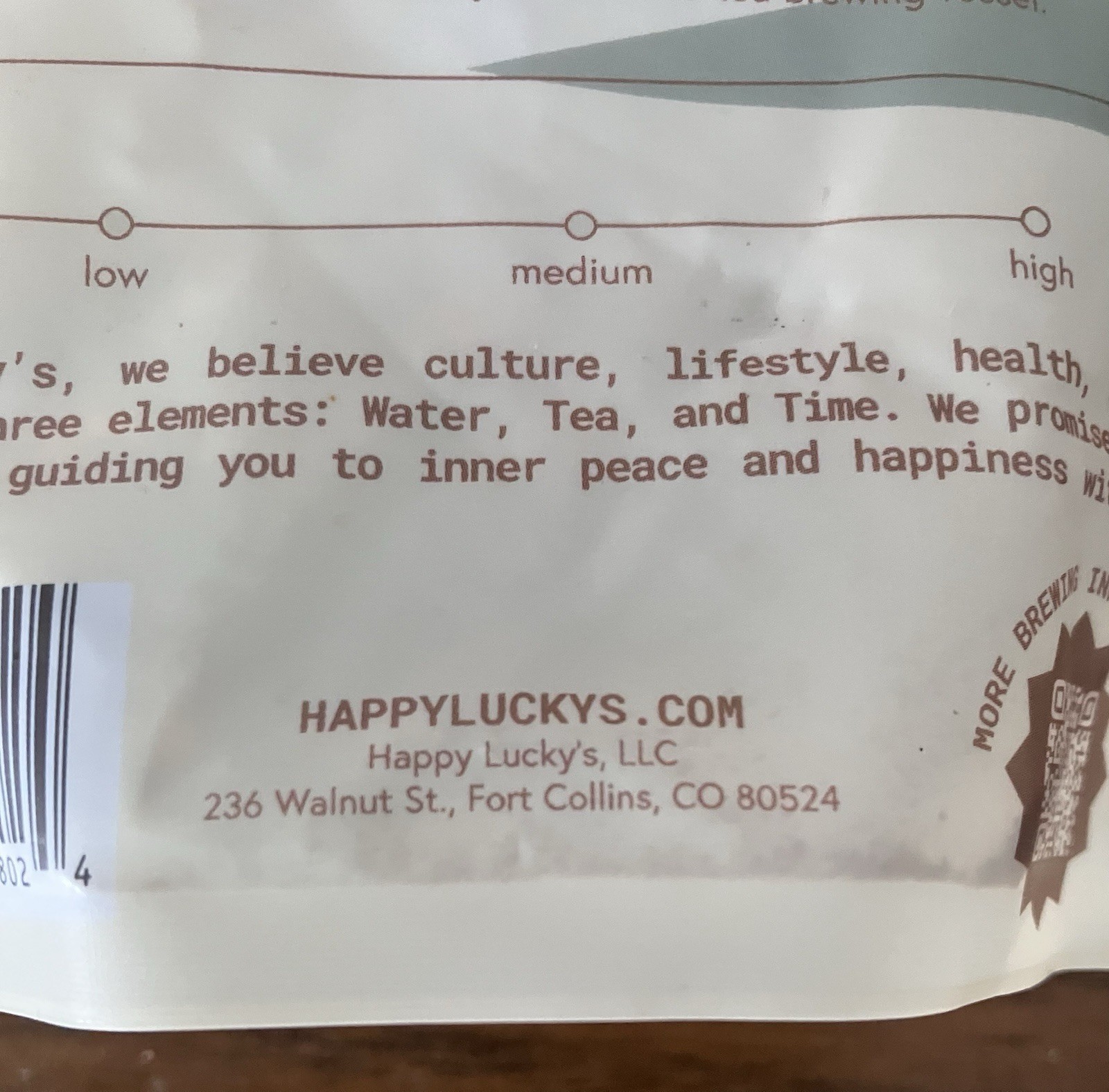 Happy Lucky’s 2 Ounces Loose Leaf Herbal Tea Chocolate Chai Caffeine-Free