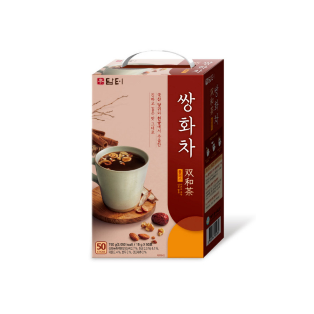 DAMTUH Ssanghwa Powdered Tea 15g x 50 sticks Korean Traditional Tea Ssanghwa Cha