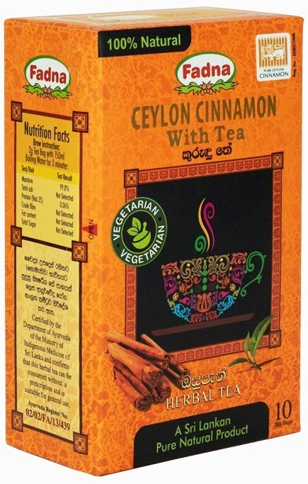 Fadna Ceylon Cinnamon natural high quality herbal tea