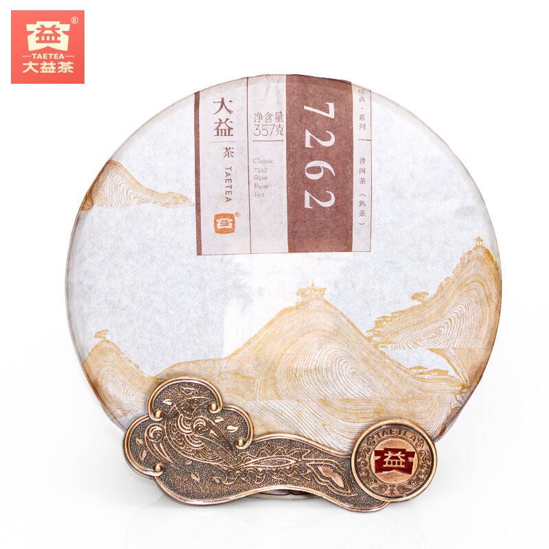 2014 TAETEA Dayi 7262 Menghai Yunnan Ripe Puerh Tea Puer Pu’er Black Tea 357g