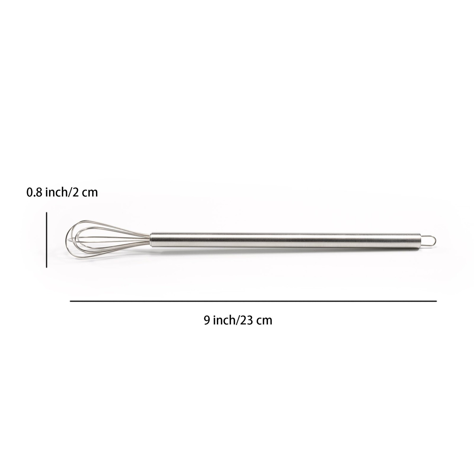 1 PCS 9 Inch 304 Stainless Steel Mini Whisk Hand Egg Mixer Kitchen Baking