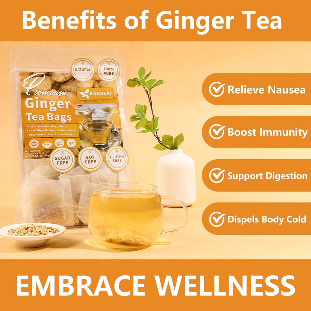 Nutural Herbal Tea – Ginger Tea – 120 Tea Bags – gluten Free