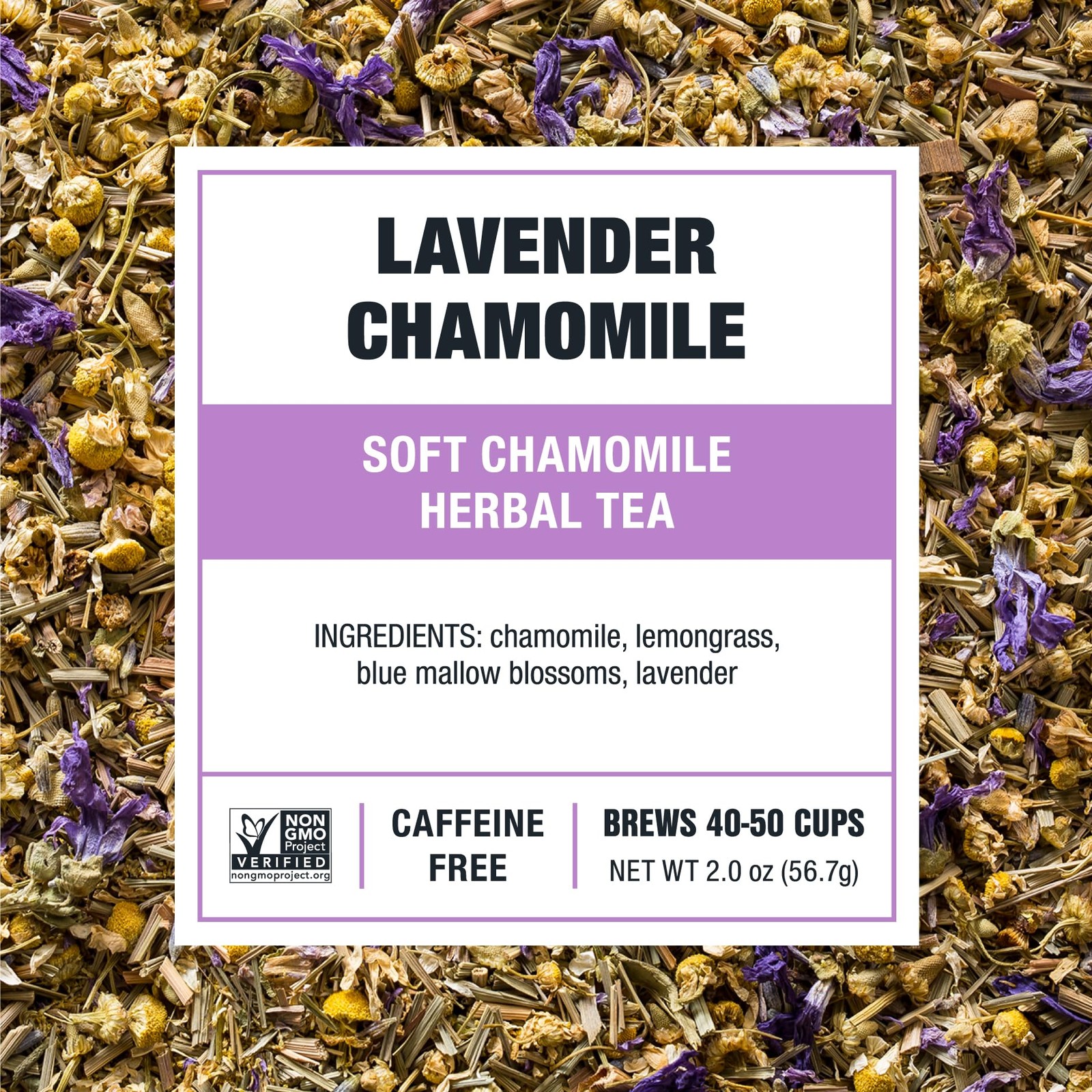 Tiesta Tea Lavender Chamomile Herbal Loose Leaf Tea 50 Cups Relaxation Blend