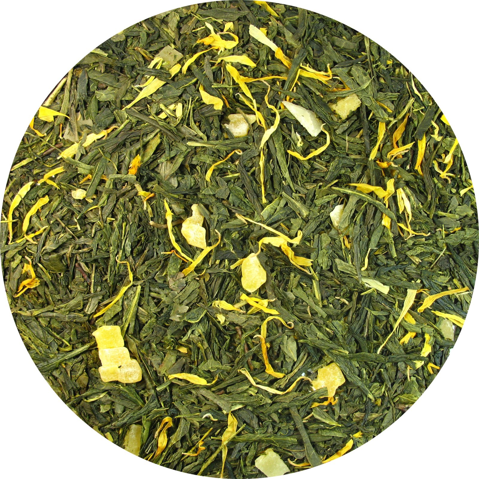 Mango Green Tea Natural Loose leaf Tea Antioxidant Rich Medium-Caffeine 4 OZ
