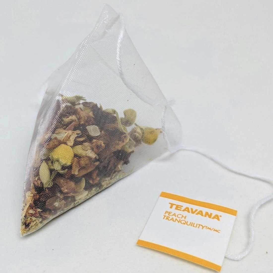 RARE Starbucks Teavana Peach Tranquility Peach Herbal Tea Bags 10ct