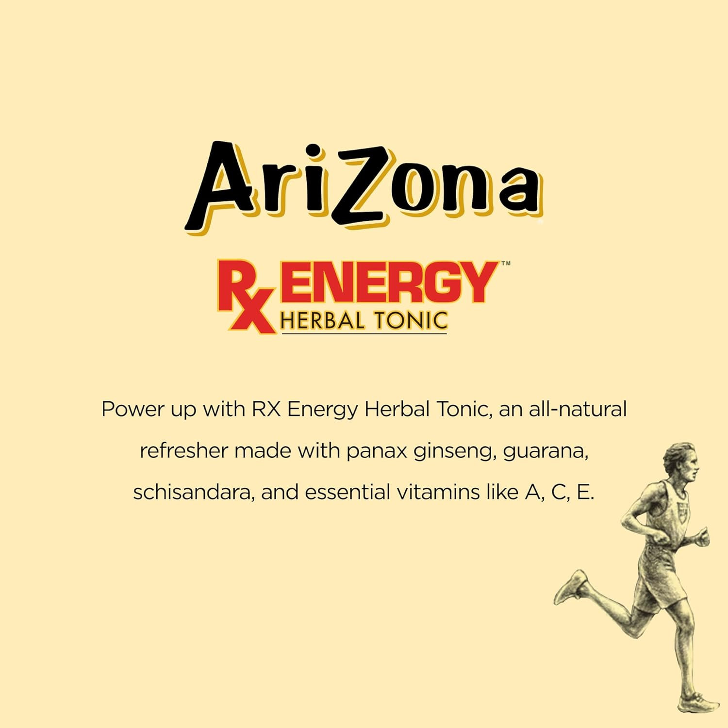 Herbal Energy Drink 22oz 12 Pack Green Tea Citrus 132mg Caffeine