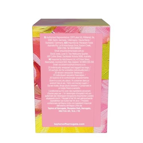 Taylors of Harrogate Rose Lemonade Infusion Individually 20 Count (Pack 1)