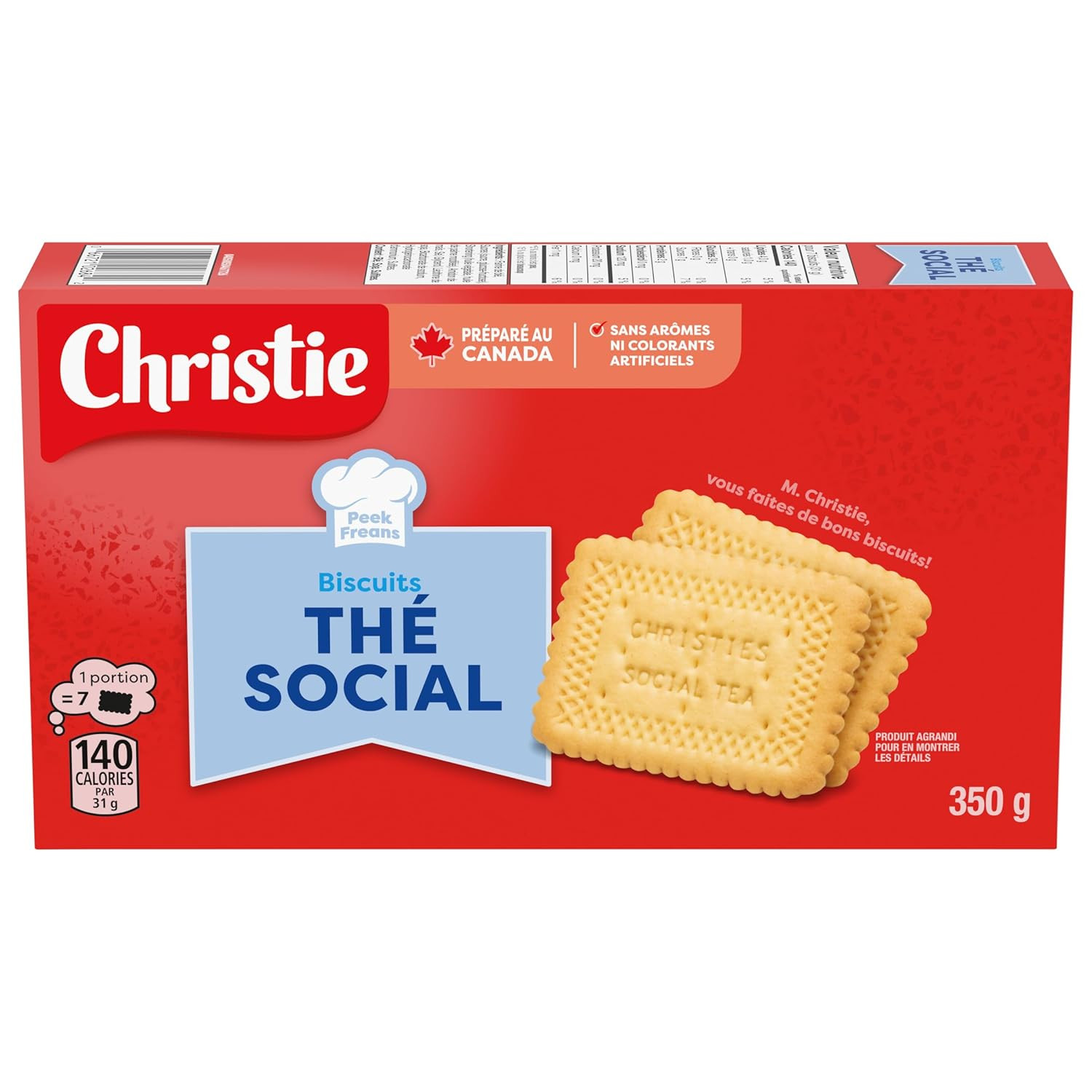 Peek Freans Social Tea Cookies, 350G/12.3 Oz {Imported from Canada}