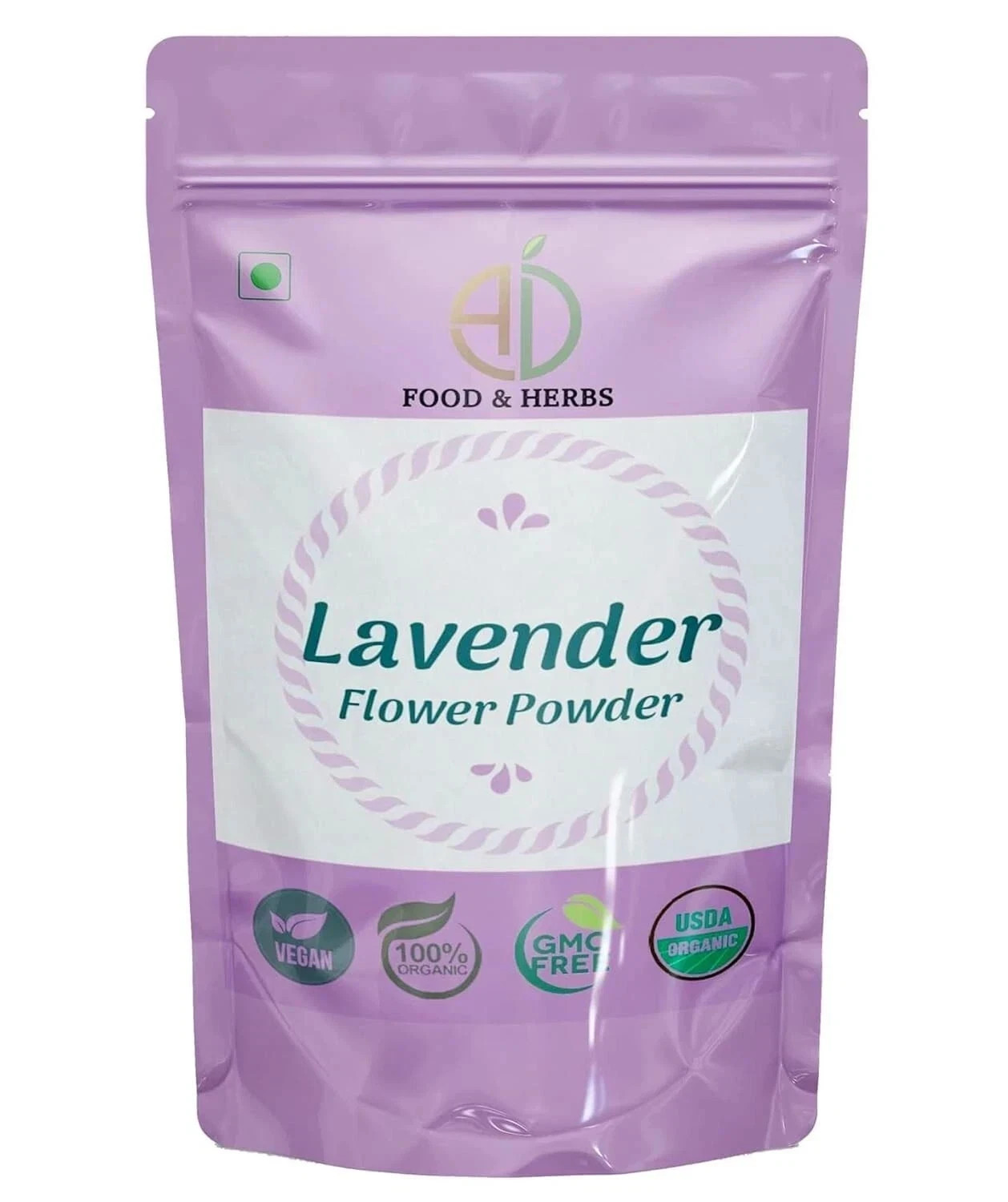 A D Food & Herbs Organic Lavender Flower Powder 100 Gms Free Shipping World Wide
