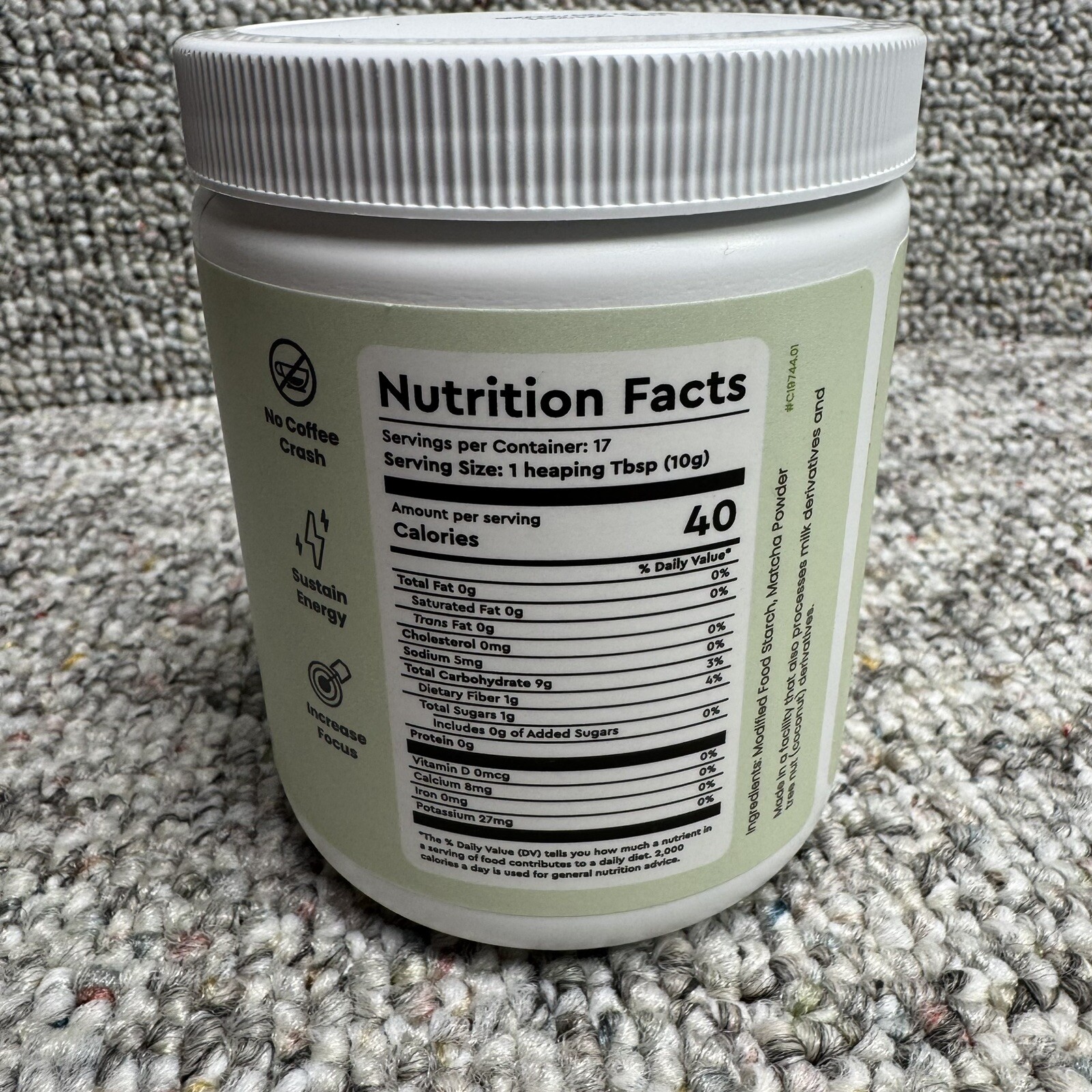 Karma Kitchen Instant Matcha 6 Oz Premium Japanese Green Tea