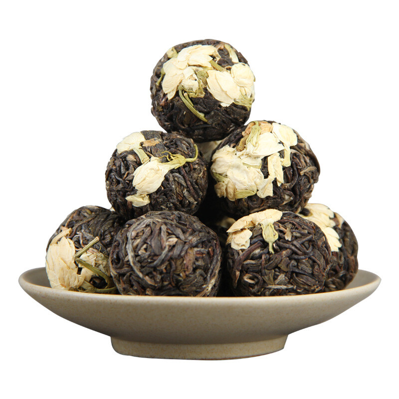 Ancient Tree Flower Pu-erh Tuocha Yunnan Jasmine Pu’er Dragon Ball Raw Tea 500g