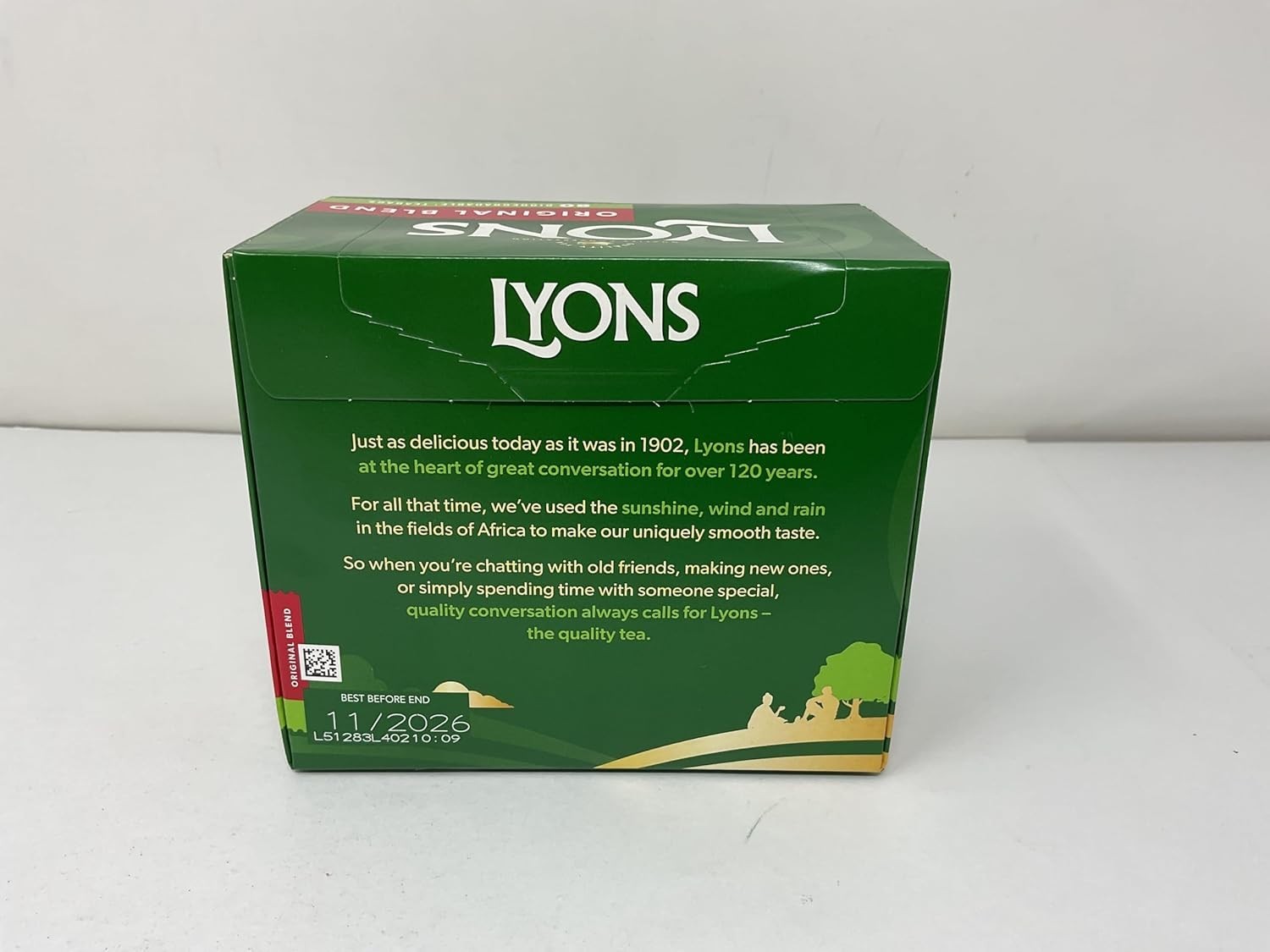 Lyons Original Blend Black Tea – 80 Pyramid Tea Bags (250 g) – Premium Dublin