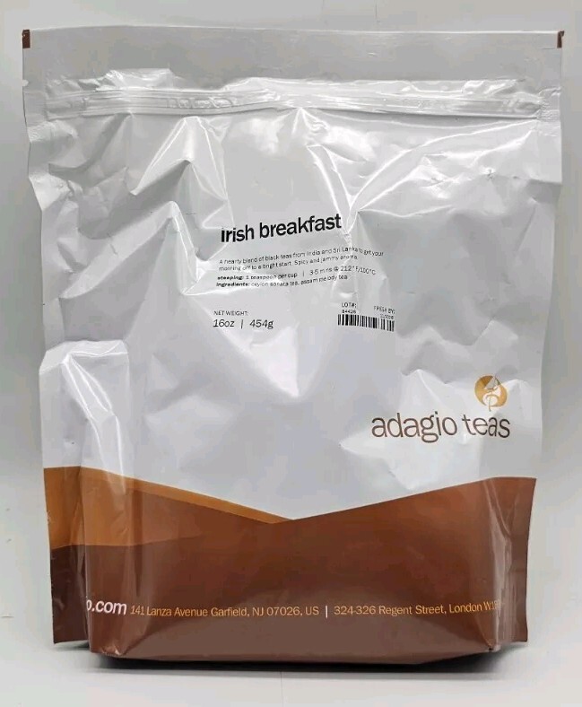 Adagio Teas Irish Breakfast 16oz Exp 11/2028