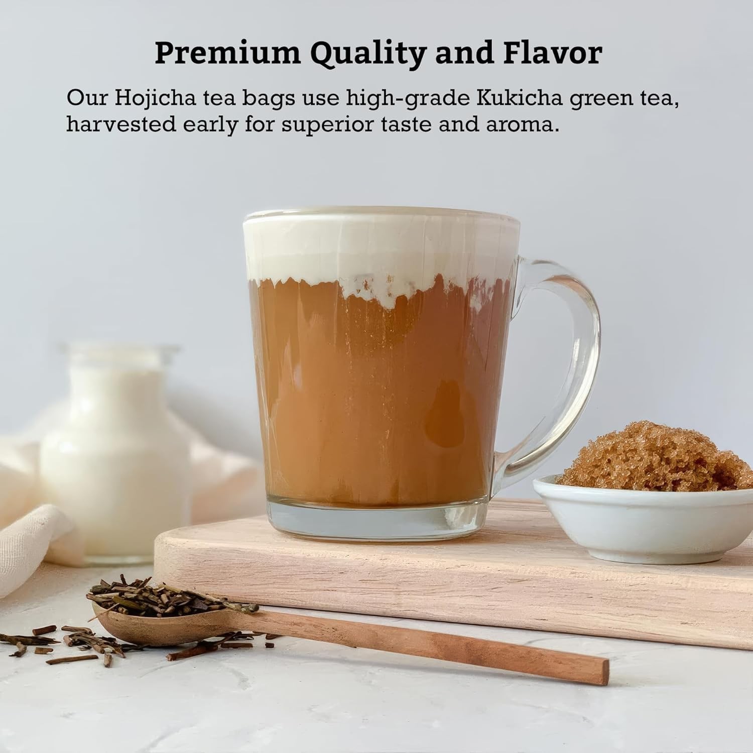 0.5 Lb 227g Japanese Hojicha Roasted Green Tea Loose Leaf Bulk Morning Brew