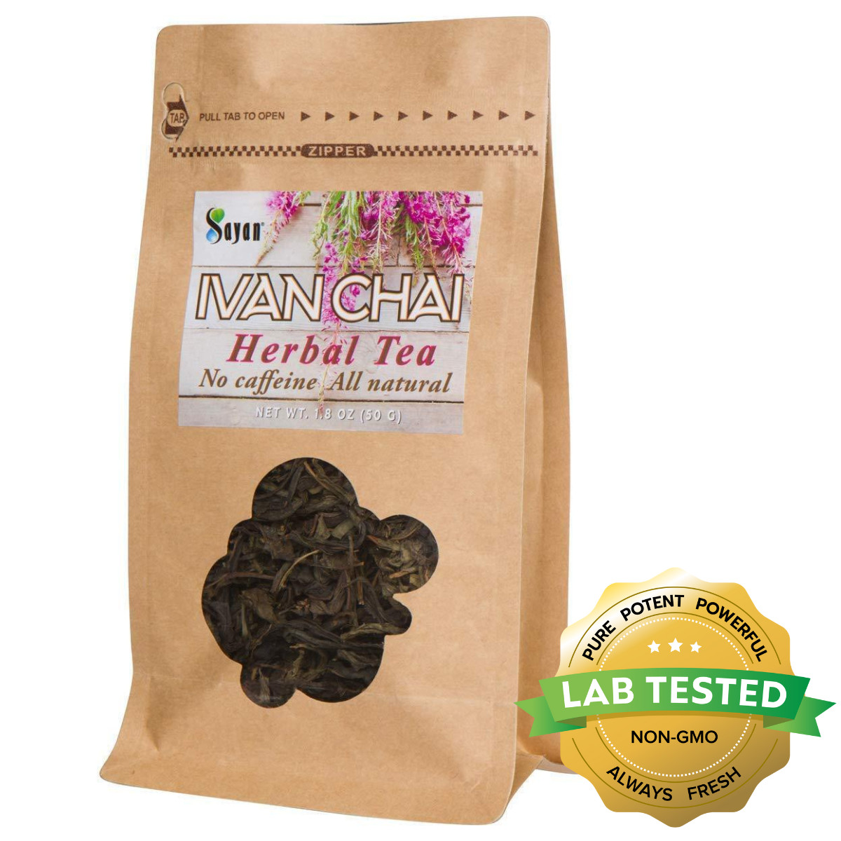 Willow Herb Leaves Tea Rosebay Fireweed Ivan Chai Caffeine Free Beverage 1.8 oz