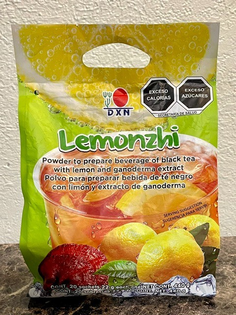 DXN Lemonzhi Tea Mix with Lemon & Ganoderma Extract – 20 Sachets x 22g | Refresh