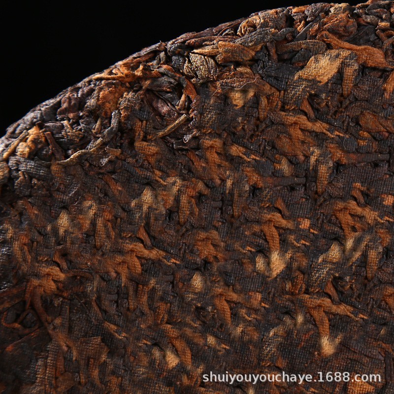 Pu’er Tea Ripe Tea Bulang Mountain Banzhang Ripe Pu’er Aged Aroma 357g Tea Cake