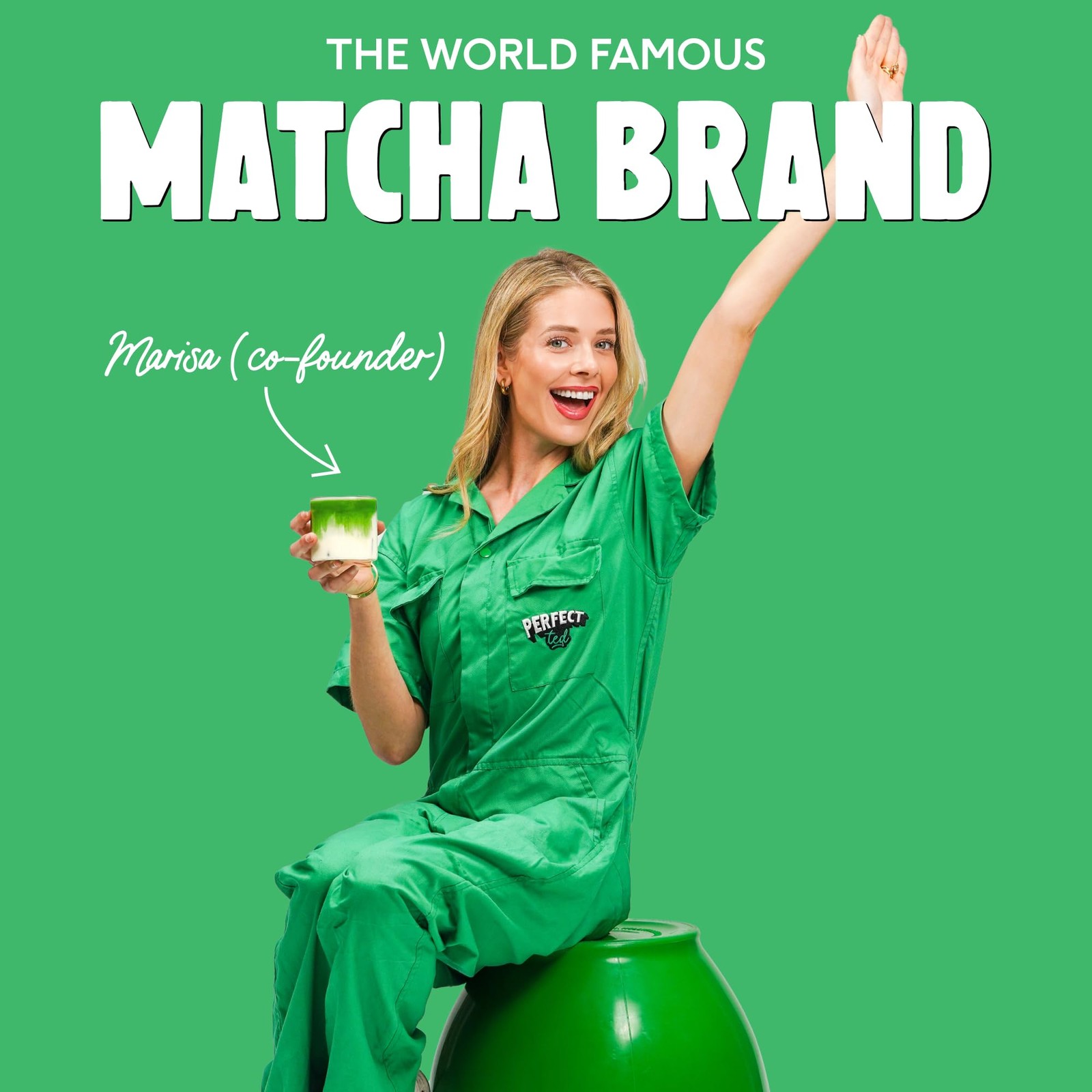 Perfect Ted Matcha Powder | Vanilla Bean Flavor 75g |
