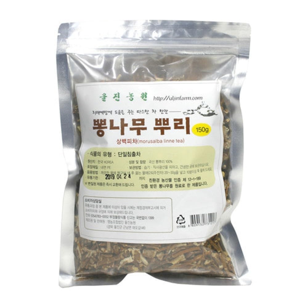 Korean Mulberry Root Bark Tea 150g (5.29oz), Roasted Loose Leaf, Earthy Flavor