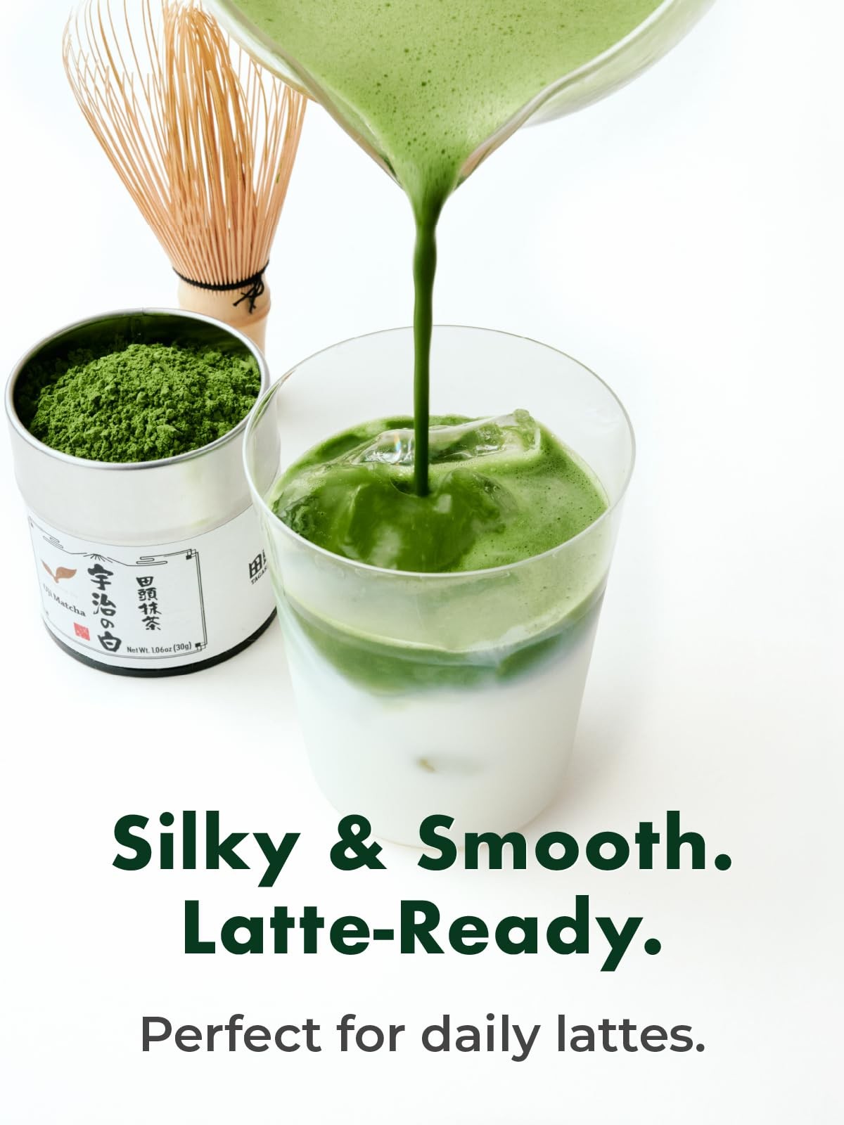 TAGASHIRA CHAHO “Uji no Shiro” Uji Matcha Green Tea Powder 30g/1.06oz First …