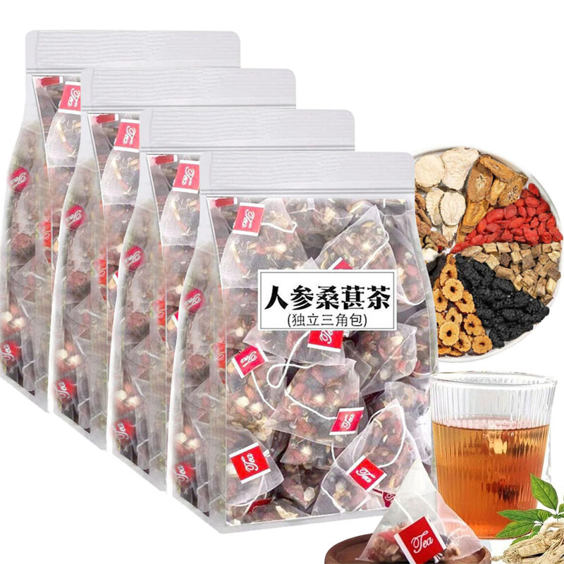 Ginseng Six Treasure Tea – Kidney Tea ,Kidney Cleanse Tea , Chinese Herbal Tea