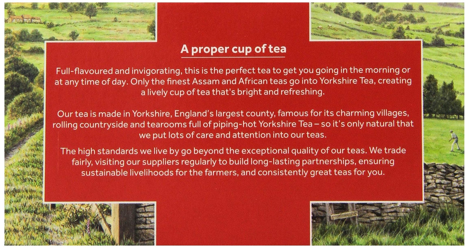 Taylors Of Harrogate, Tea Yorkshire, Red, 40 Tea Bags