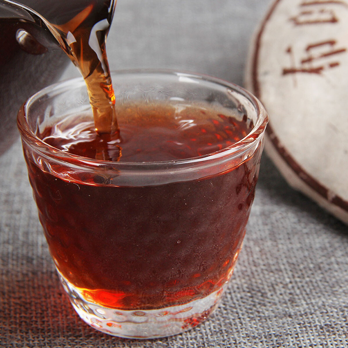 Cooked Puerh Tea Ripe Tea Black Tea Cake Old Trees Pu er Tea Brown Mountain 357g