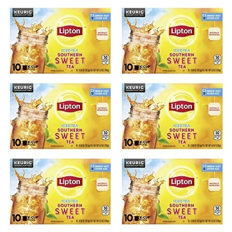 Sweet Iced Black Tea K-Cup Pods Fast Brew Delicious Refreshing 12 Count New