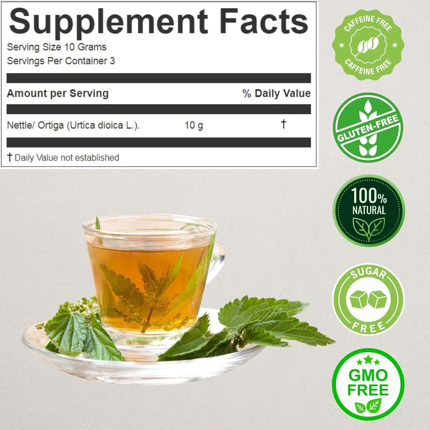 Nettle Te de Ortiga Loose Leaf Herbal Tea Dried Stinging Nettle Root Leaf – Peru