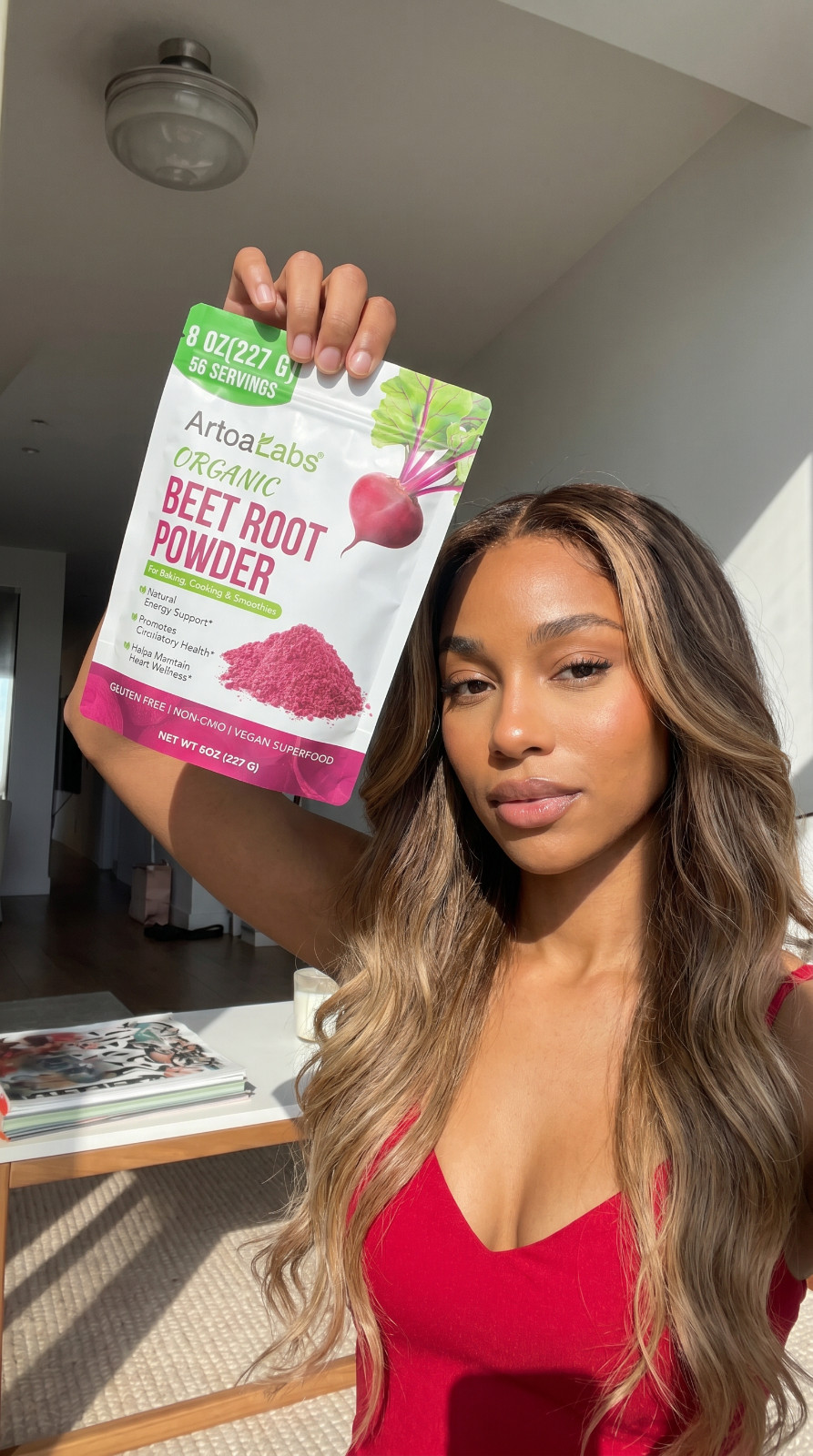 ArtoraLabs Organic Beet Root Powder | Vegan Superfood for Energy & Wellness