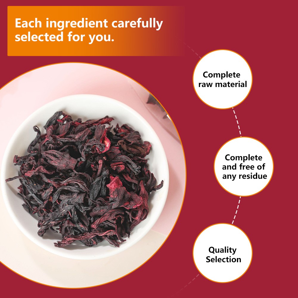 Hibiscus Sabdariffa Tea Supports Skin Health Quality Selection 30 Packs