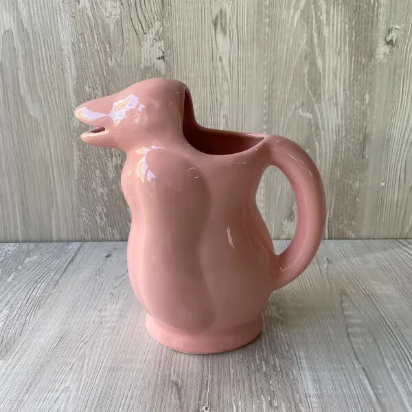 Jarra De Mesa Pingüino De Cerámica 250 ml – Rosa argentine penguin mug