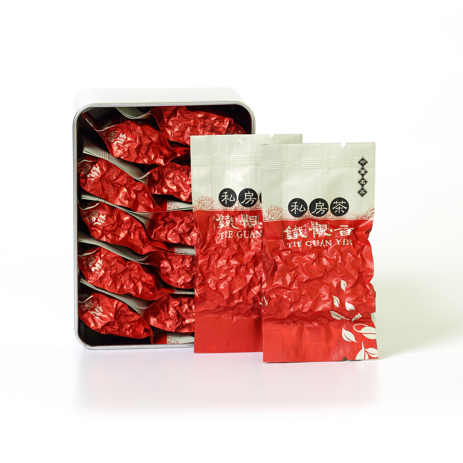GOARTEA 10Pcs*8g Top Tie Guan Yin Oolong Tea Fujian Anxi High Mount Iron Goddess