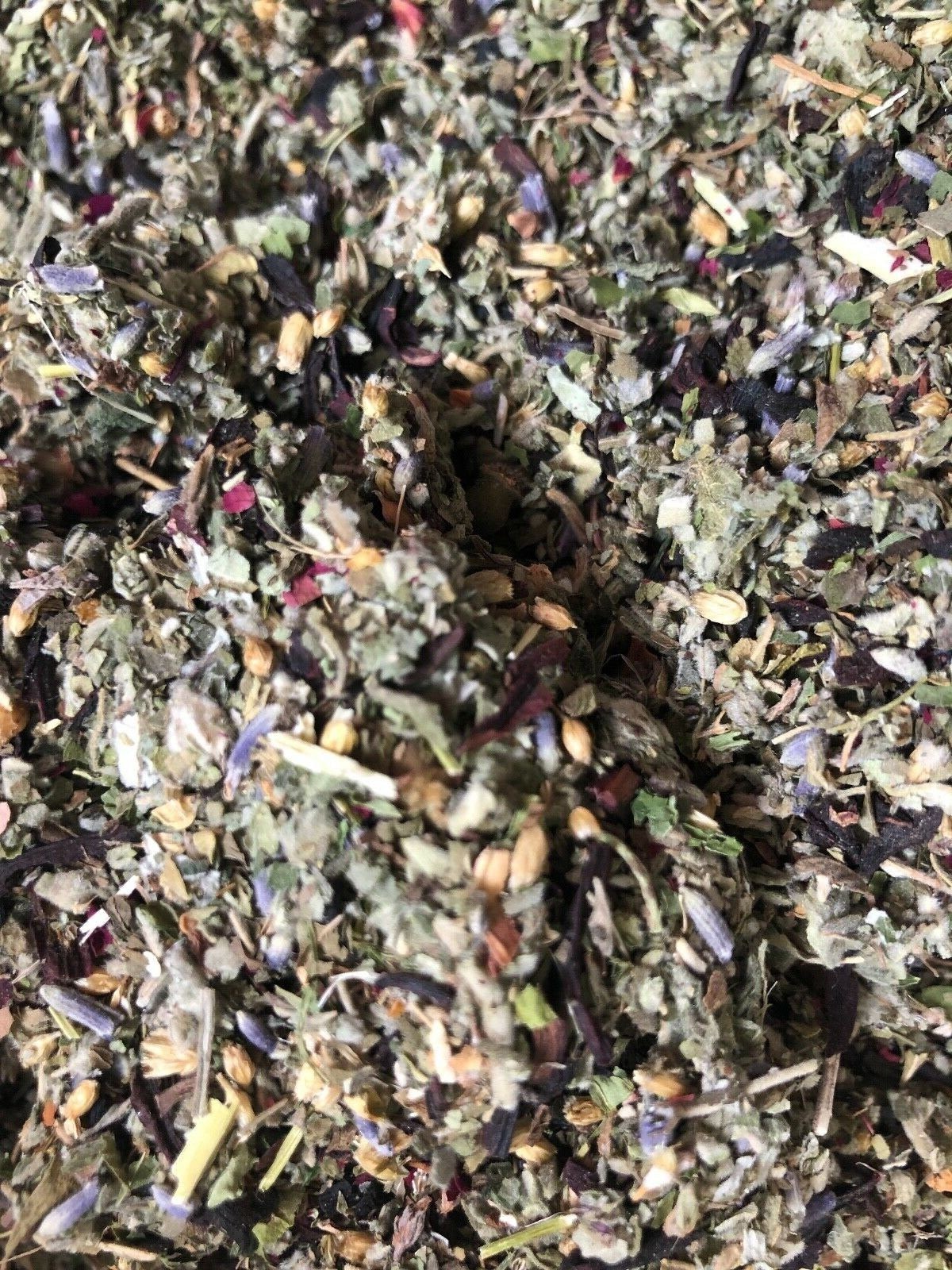 Marsh Damiana Mint Yarrow Skullcap Hibiscus Rose Lavender Raspberry -no.48 blend