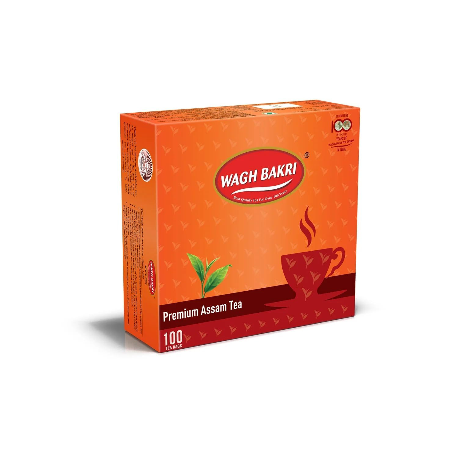 Wagh Bakri Premium Tea Bags 100 Count International Blend Dip Sip Enjoy