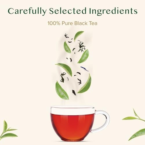 Assam Black Tea Leaves 340g | Strong Malty Flavor | High Caffeine, Non-GMO, Glut