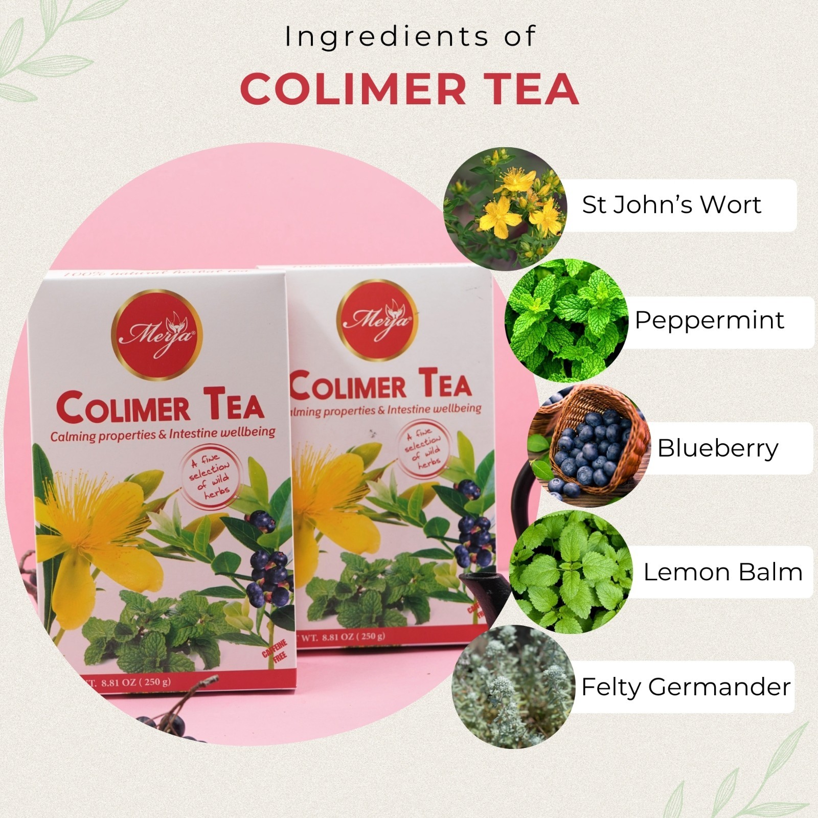 Colimer Tea – Colon Wellbeing Tea- Loose Tea – 100% Natural Tea