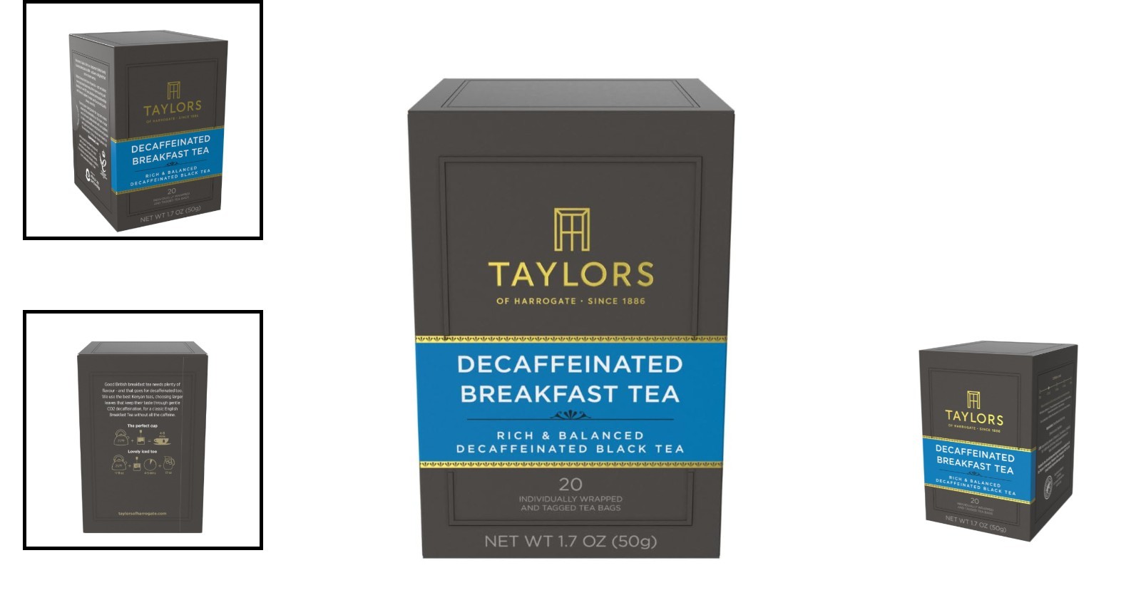Natural Decaffeinated African Black Tea – 20 Bags, Enjoy Hot or Iced Anytime