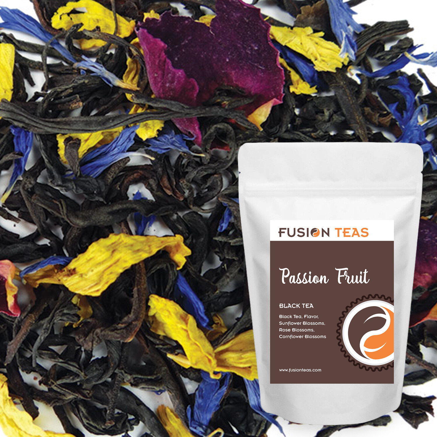 Passion Fruit Black Tea – Premium Loose Leaf Blend – Fusion Teas
