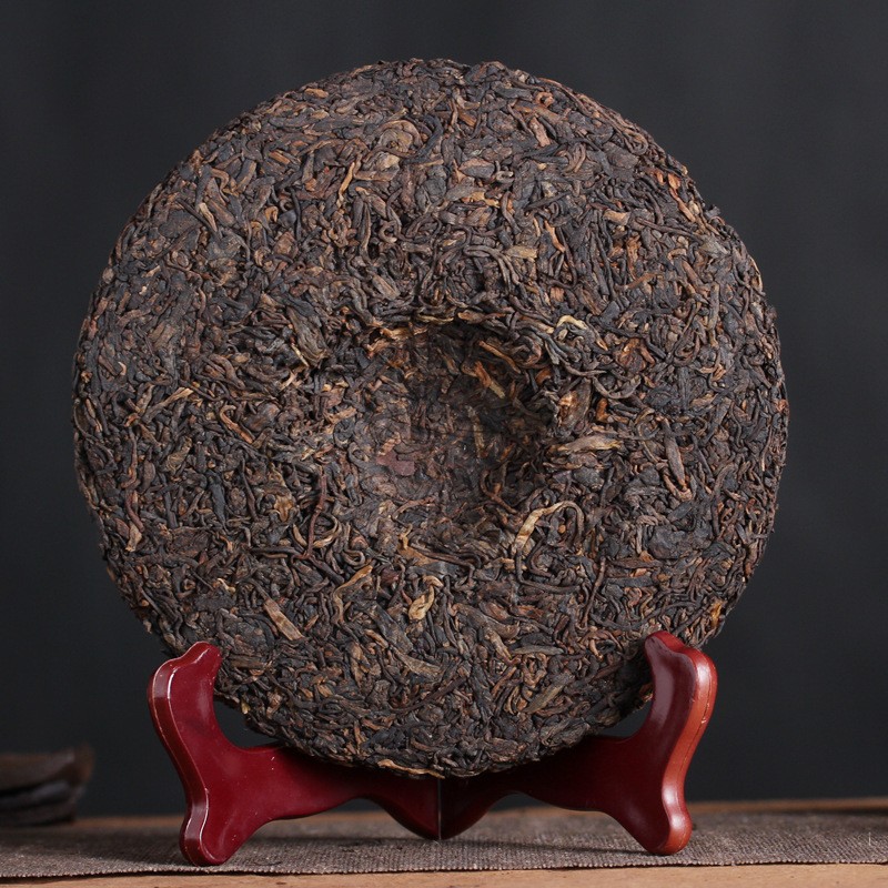 357g Yunnan Pu’er Tea 2017 Iceland Ripe Tea Qizi Cake Sweet Mellow