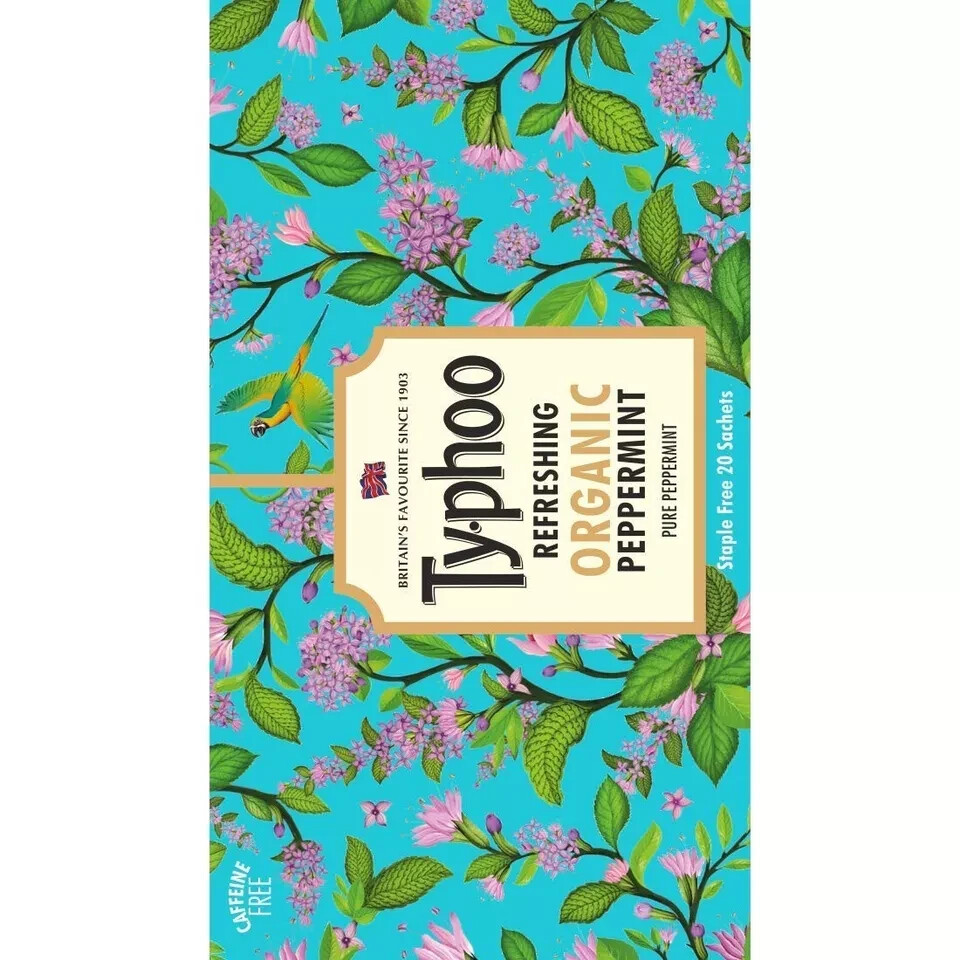 Ty-phoo Refreshing Organic Peppermint Tea With Pure Peppermint Tea 24G