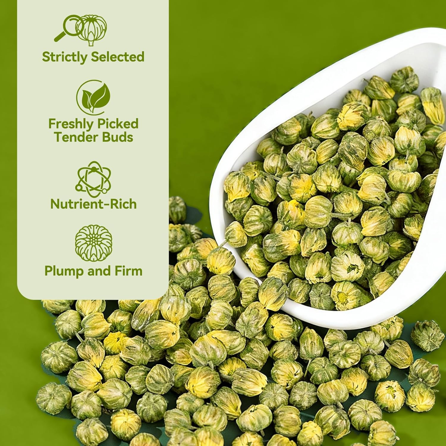 Chrysanthemum Tea, Chinese Chrysanthemum Herbal Flower Tea Loose Leaves, Dried C