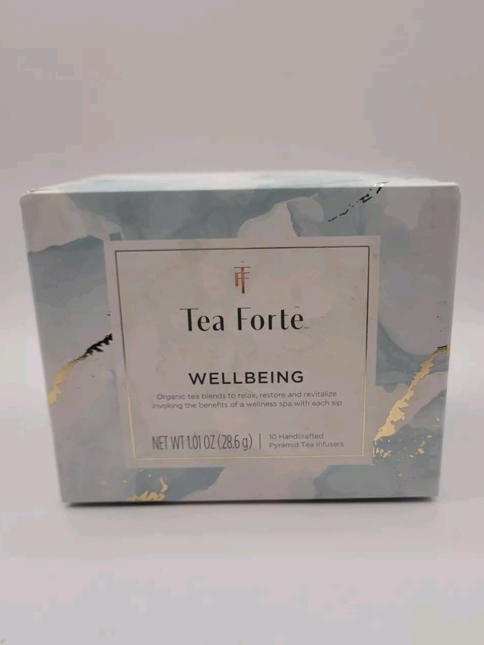 Tea Forte Wellbeing Tea Blend To Relax & Restore – 10 Handcrafted Tea Pyramids