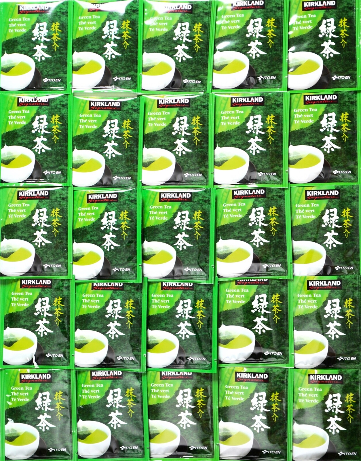 Kirkland Signature Ito En Japanese Green Tea, Matcha & Sencha 25 Individual Bags