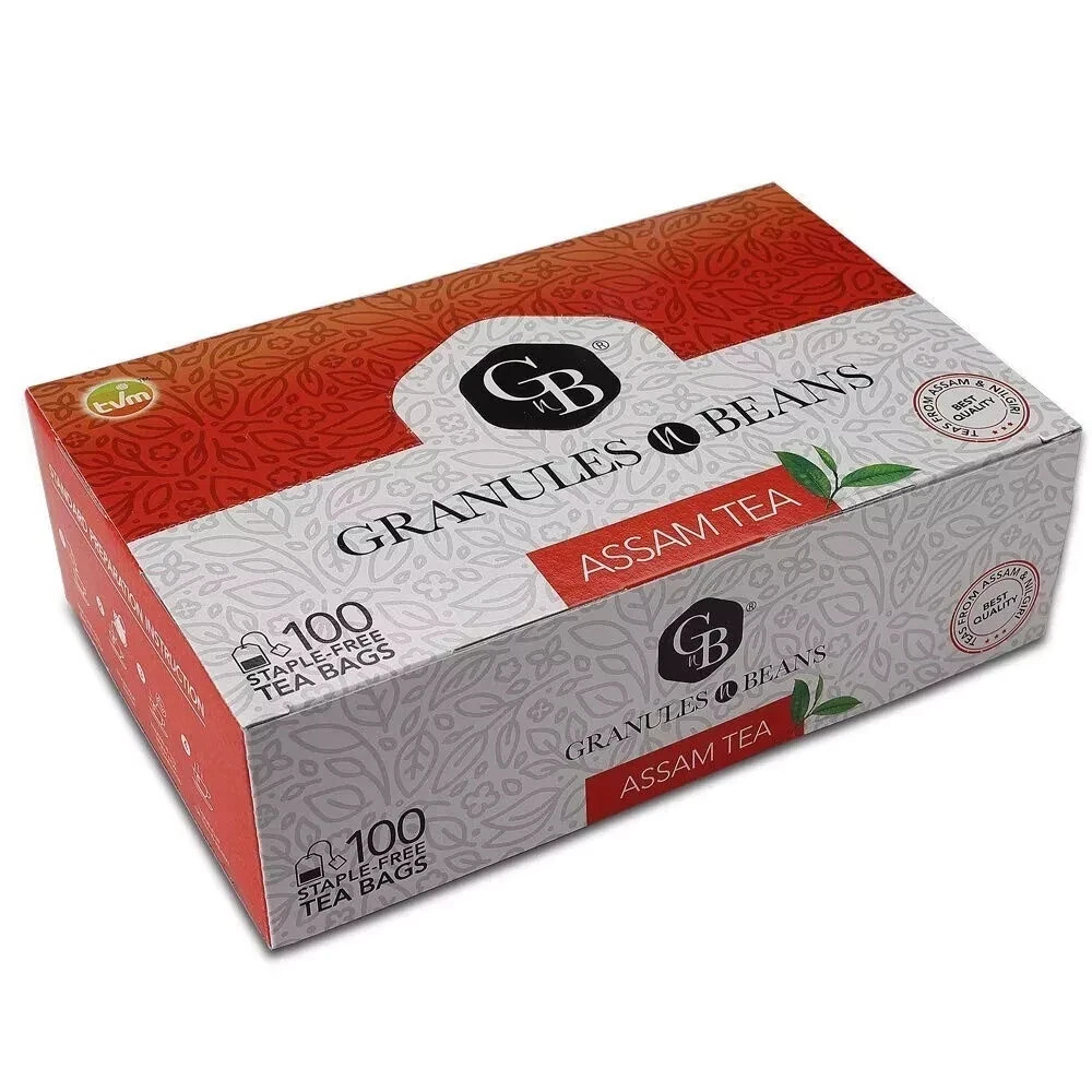 Granules n Beans Natural Assam Tea Bags – 100 Tea Bags