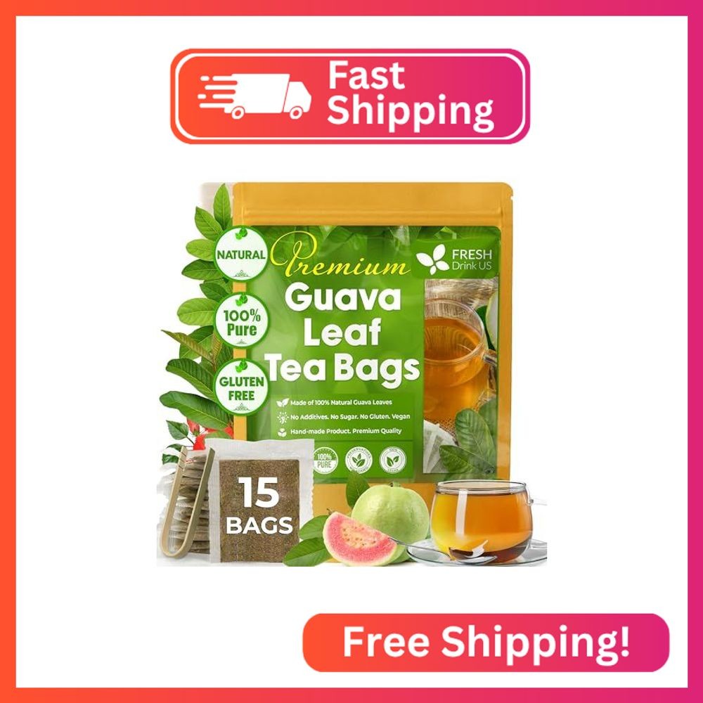 FreshDrinkUS, Premium Leaf Tea Bags, 100% Natural & Pure. Herbal Tea. No Sugar,