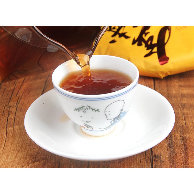 Pu’er Tea Ripe Yunnan Golden Hao 357g Cake Natural Healthy Premium