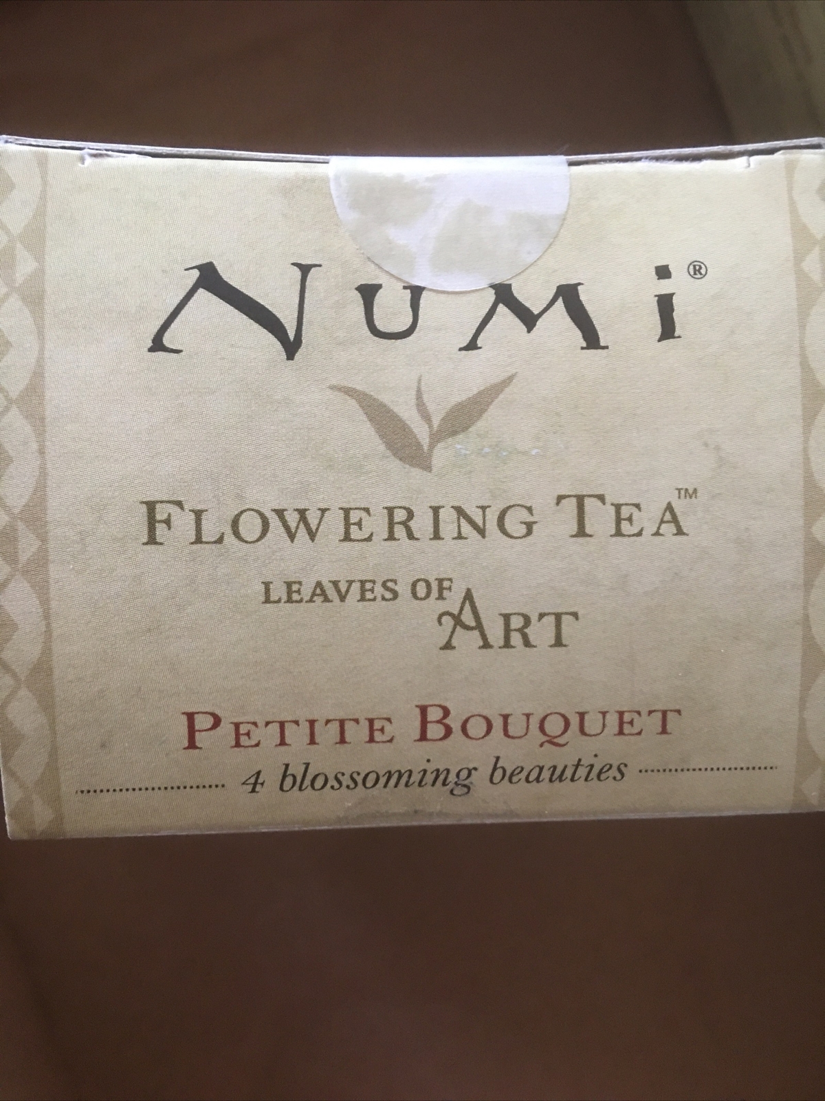 Numi Flowering Tea Blossoms 4 Blossoms White Green And Black Teas