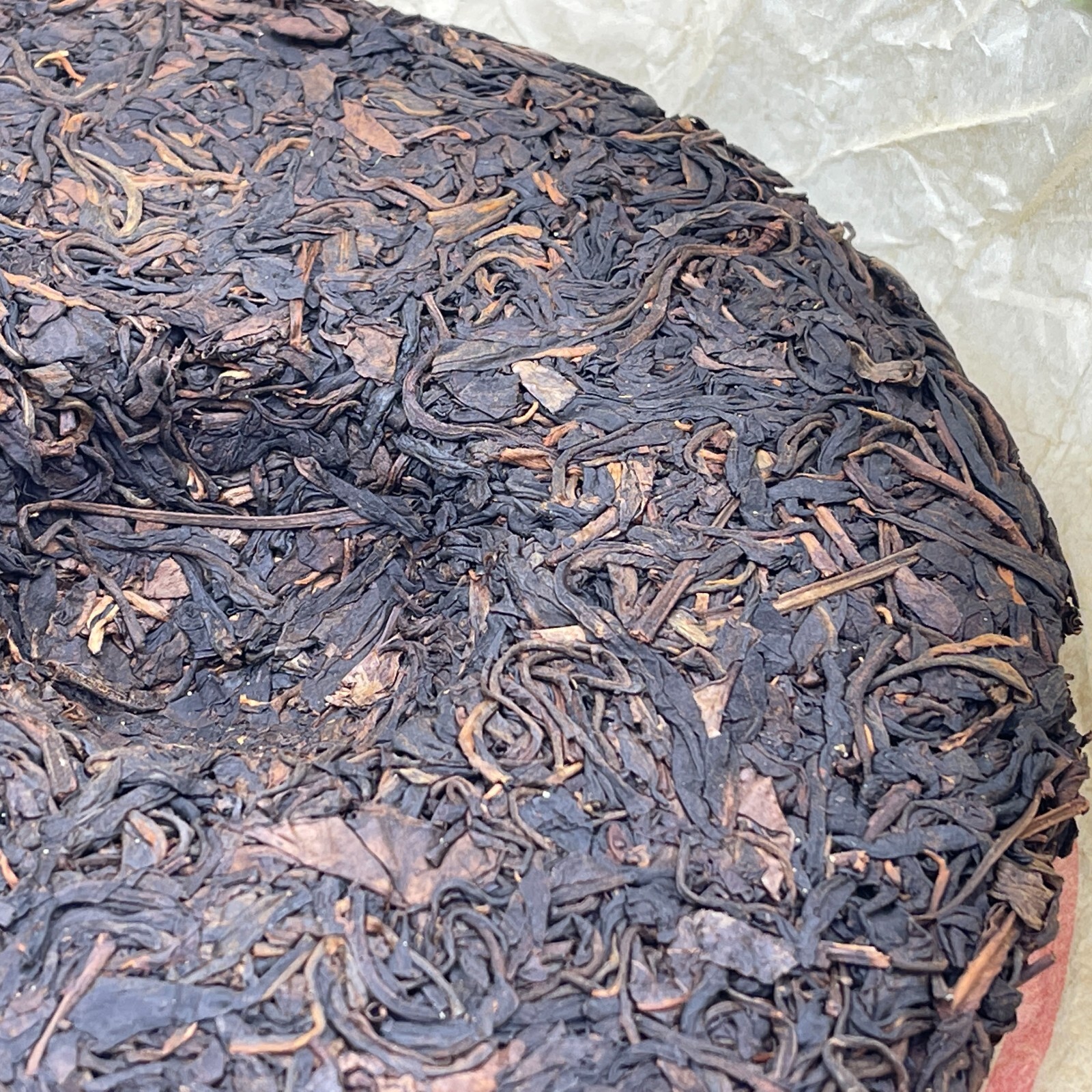 Pu-erh tea,2007,訂製茶Custom Tea,中茶牌圓茶China Tea Round Tea,380g,Raw